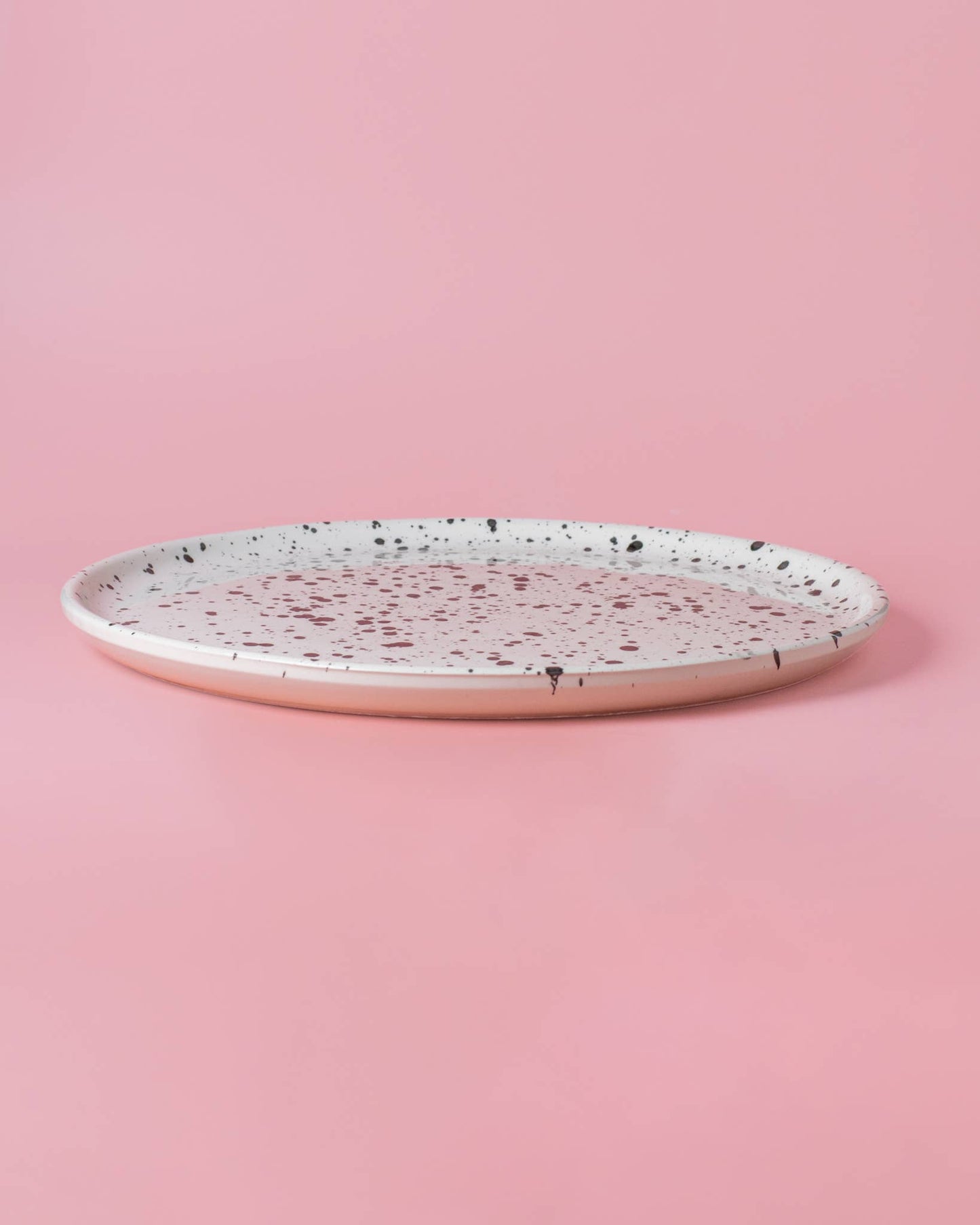 Alfar Tierra Cocida - Large Ceramic Pizza Plate 34 cm/GALAXY Mottled