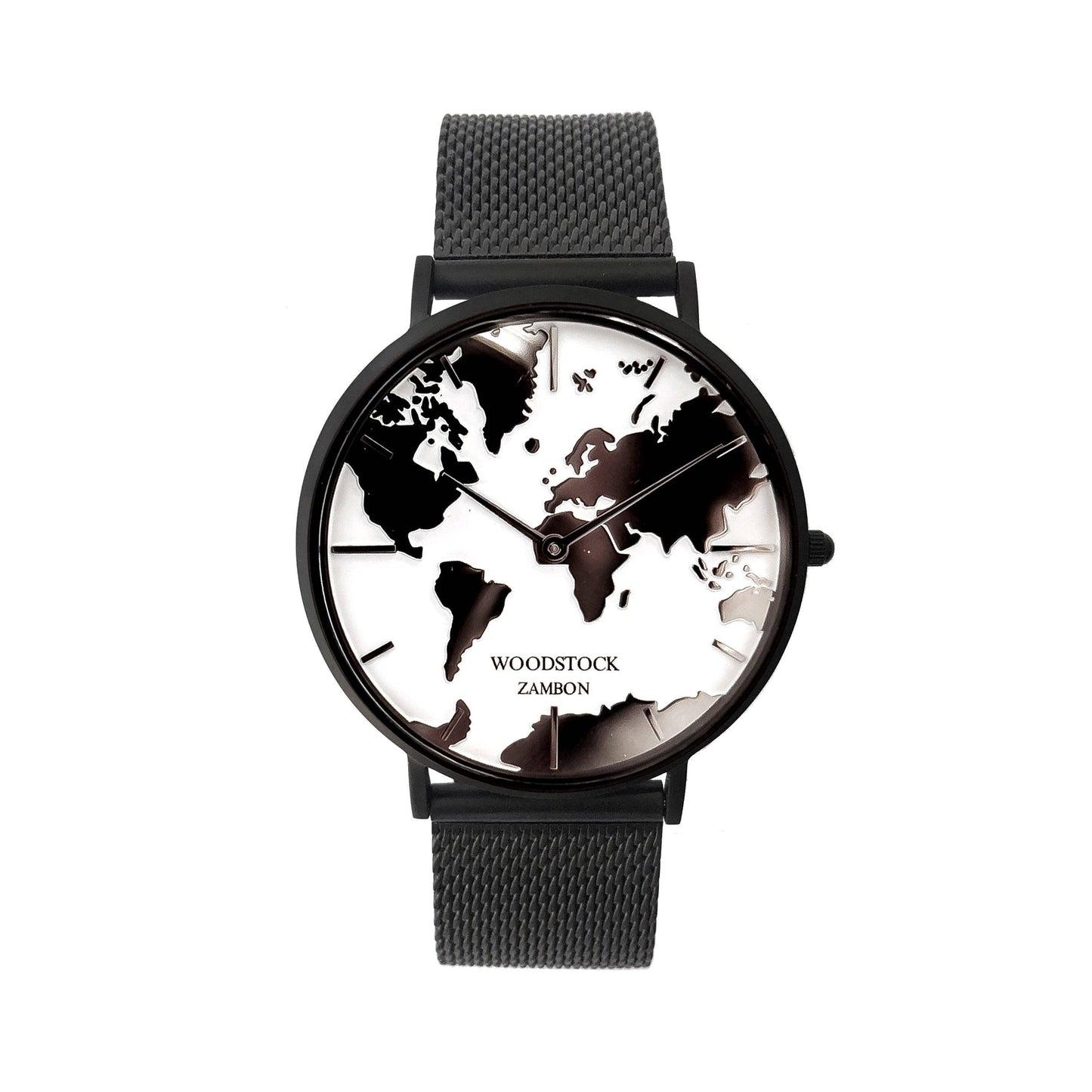 Woodstock Zambon - Classic World Map Waterproof Watch - Limited Edition