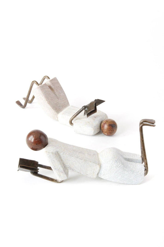 Swahili | AFRICAN MODERN - Set of Two Zimbabwean Simple Life Stone and Metal Readers