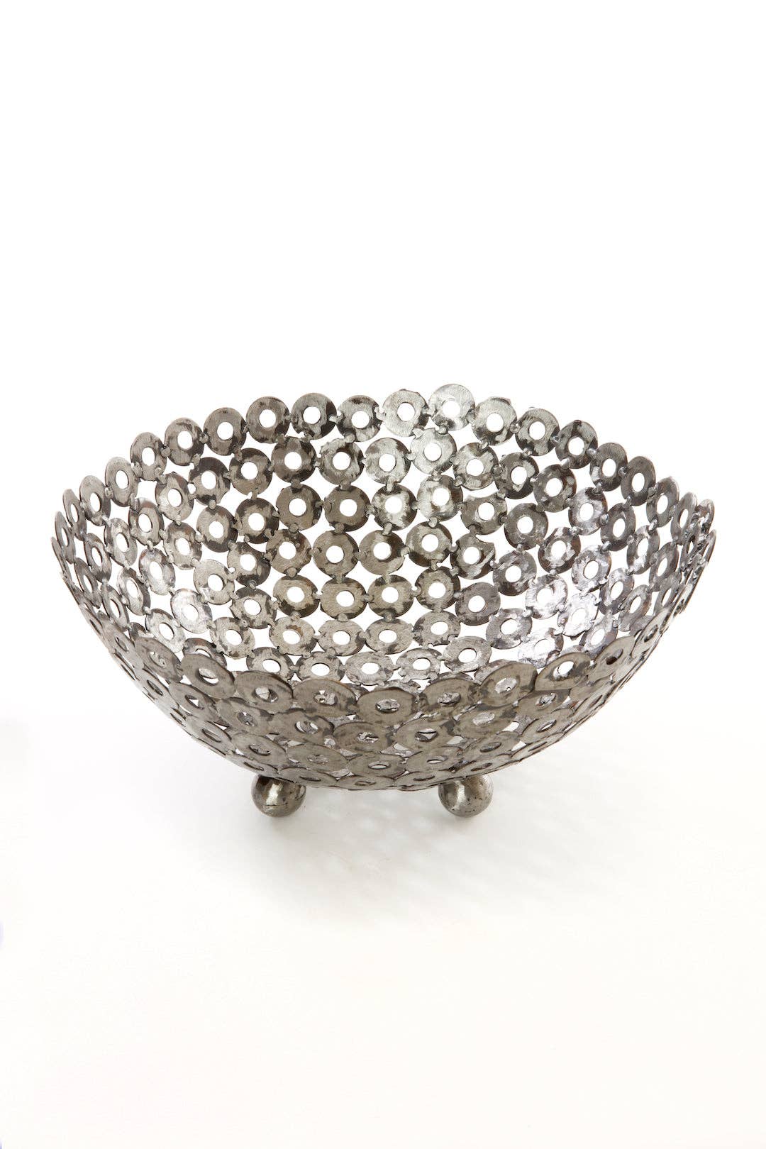 Swahili | AFRICAN MODERN - Recycled Metal Display Bowls: OAK50B - Large