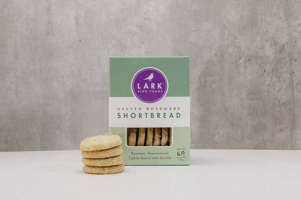 Lark Fine Foods - Salted Rosemary Shortbread - 6 oz