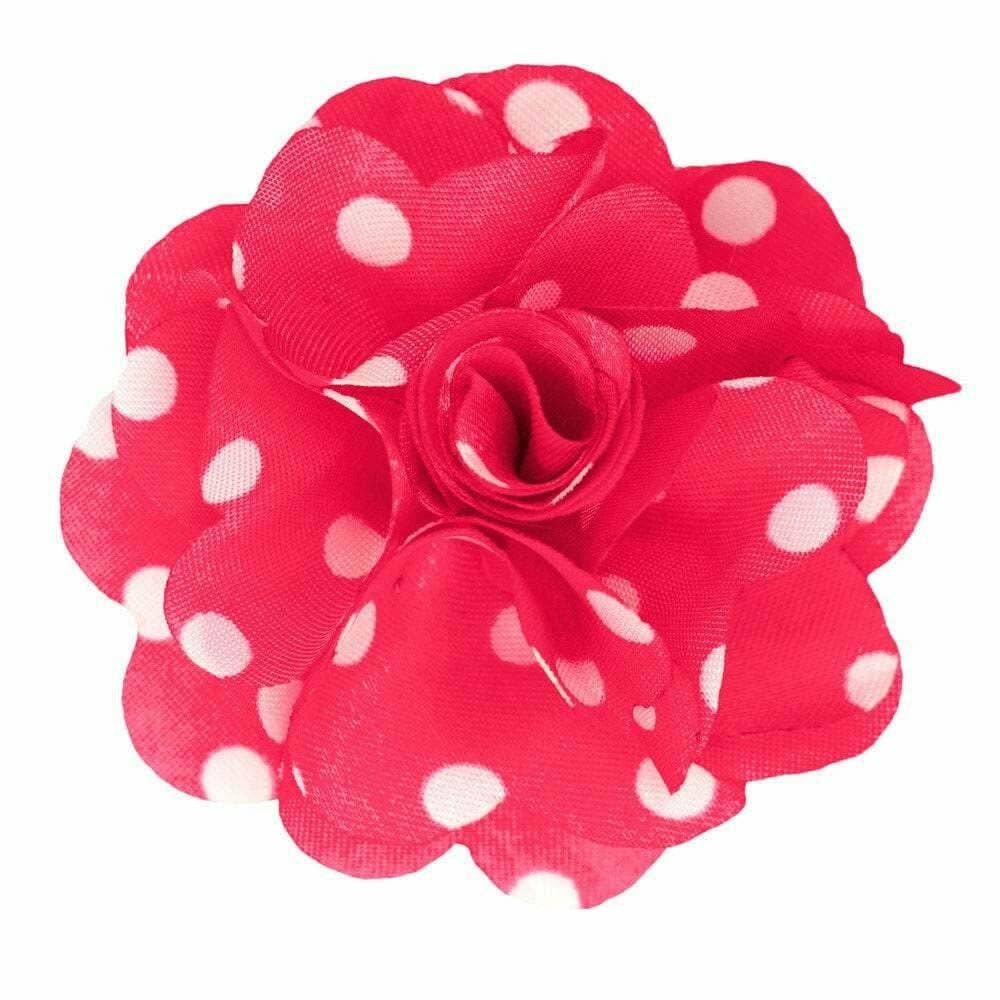 Dubal Brothers - Vittorio Vico Men's Formal Polka Dot Flower Lapel Pin: Flower Pin Suit Accessories Pins for Suit or Tuxedo by Classy Cufflinks: Gold & Brown (104) / One Size