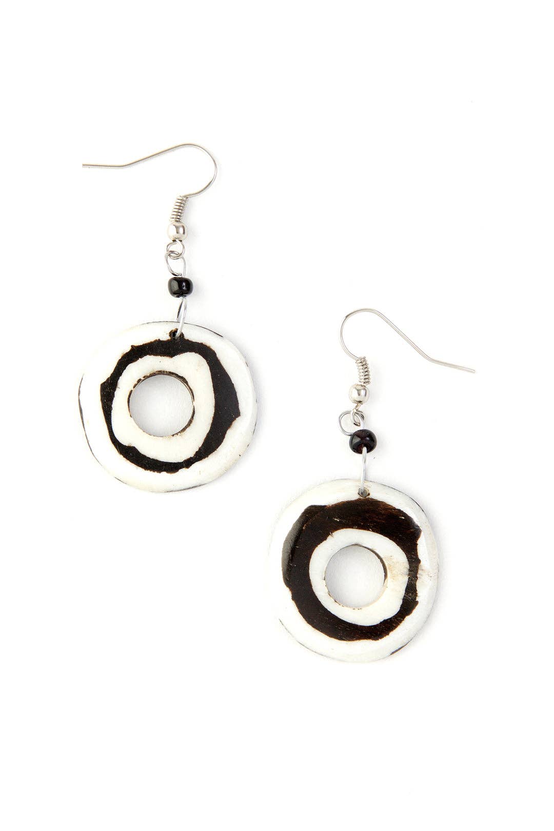 Swahili | AFRICAN MODERN - Kenyan Cow Bone Tunnel Earrings
