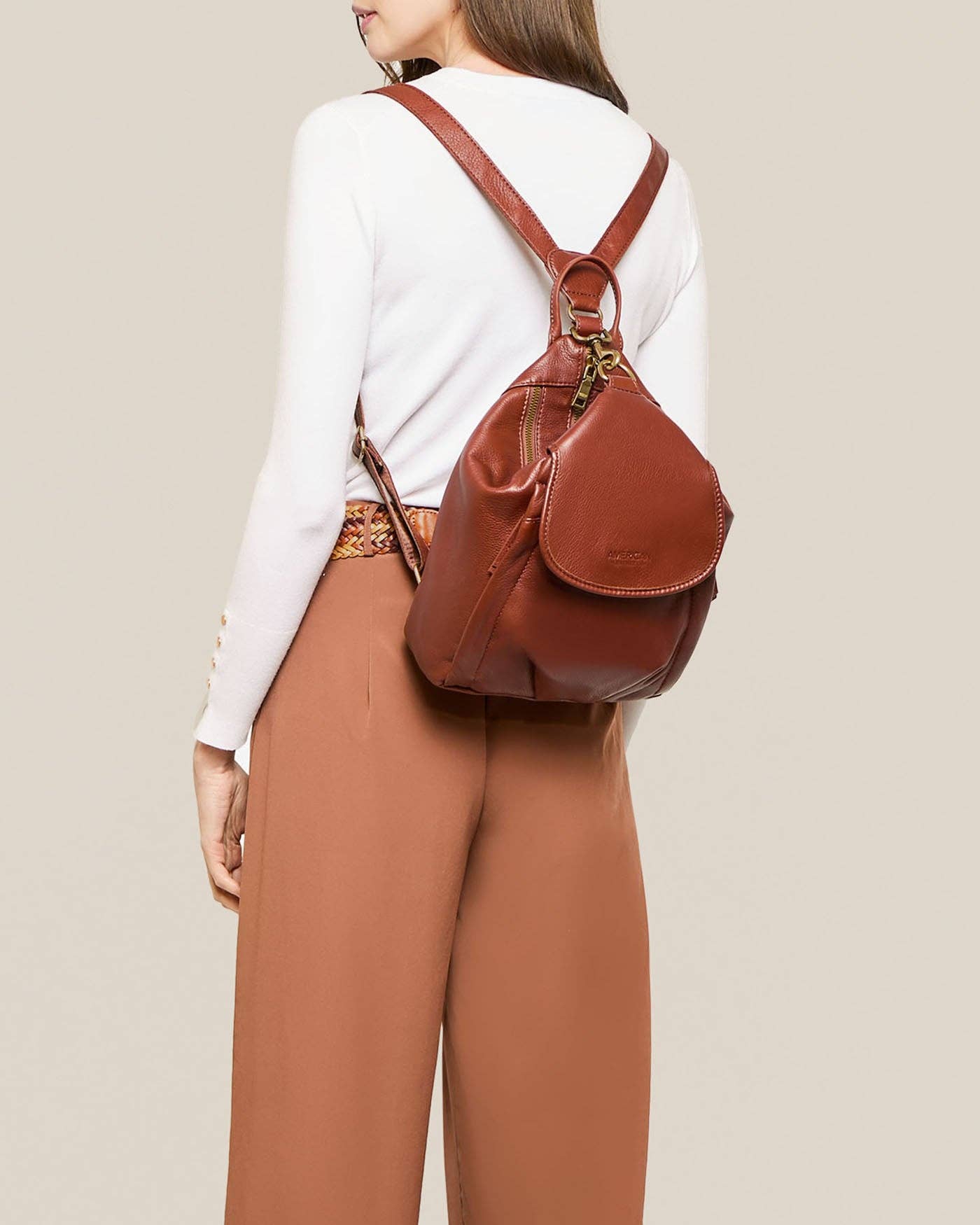 American Leather Co - Pierce Backpack: Pool Blue