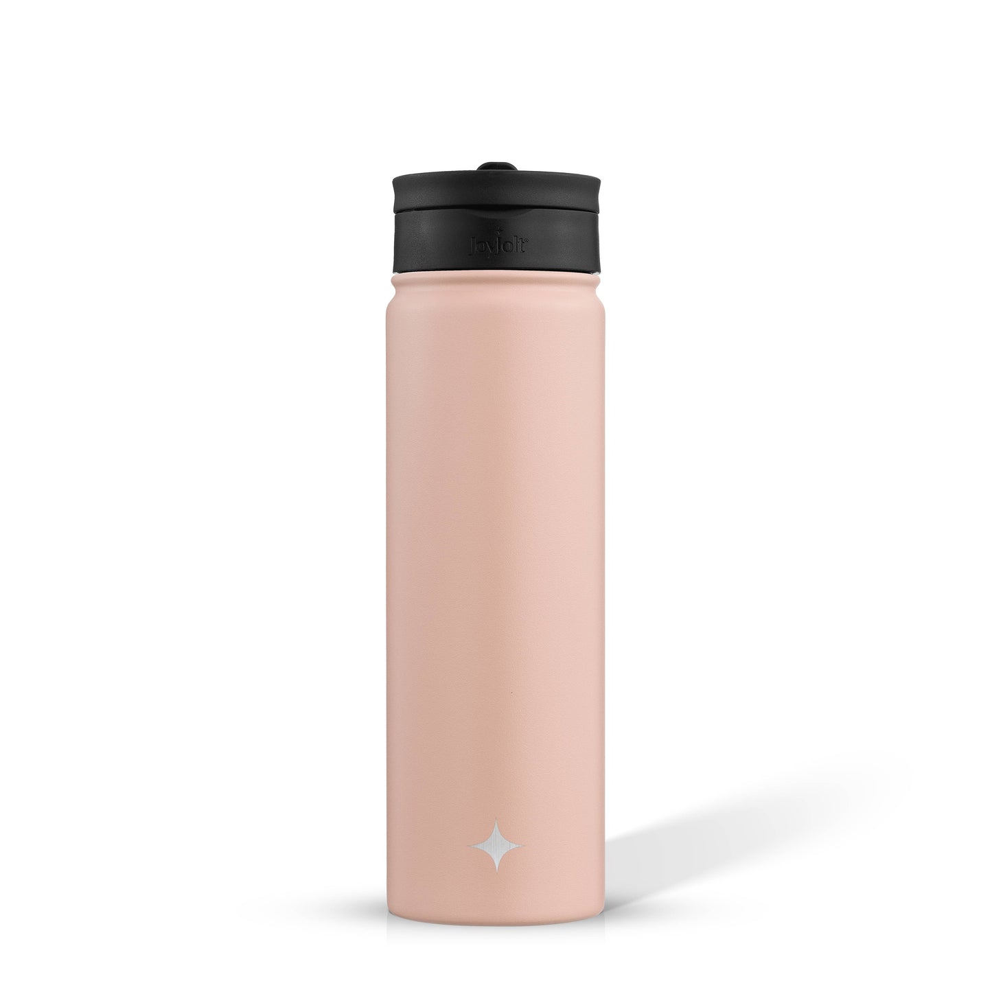 JoyJolt - Colored Stainless Steel Insulated Water Bottle - 22 oz: Purple