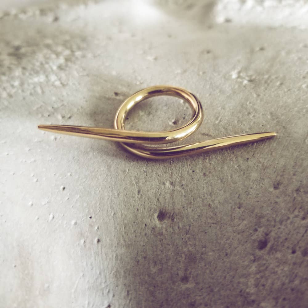 Bisjoux - Brass Barbed Wire handmade Ring