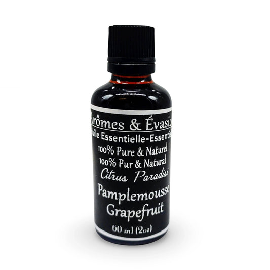 Arômes & Évasions - Essential Oil -Grapefruit (Citrus Paradisi): 60 ml