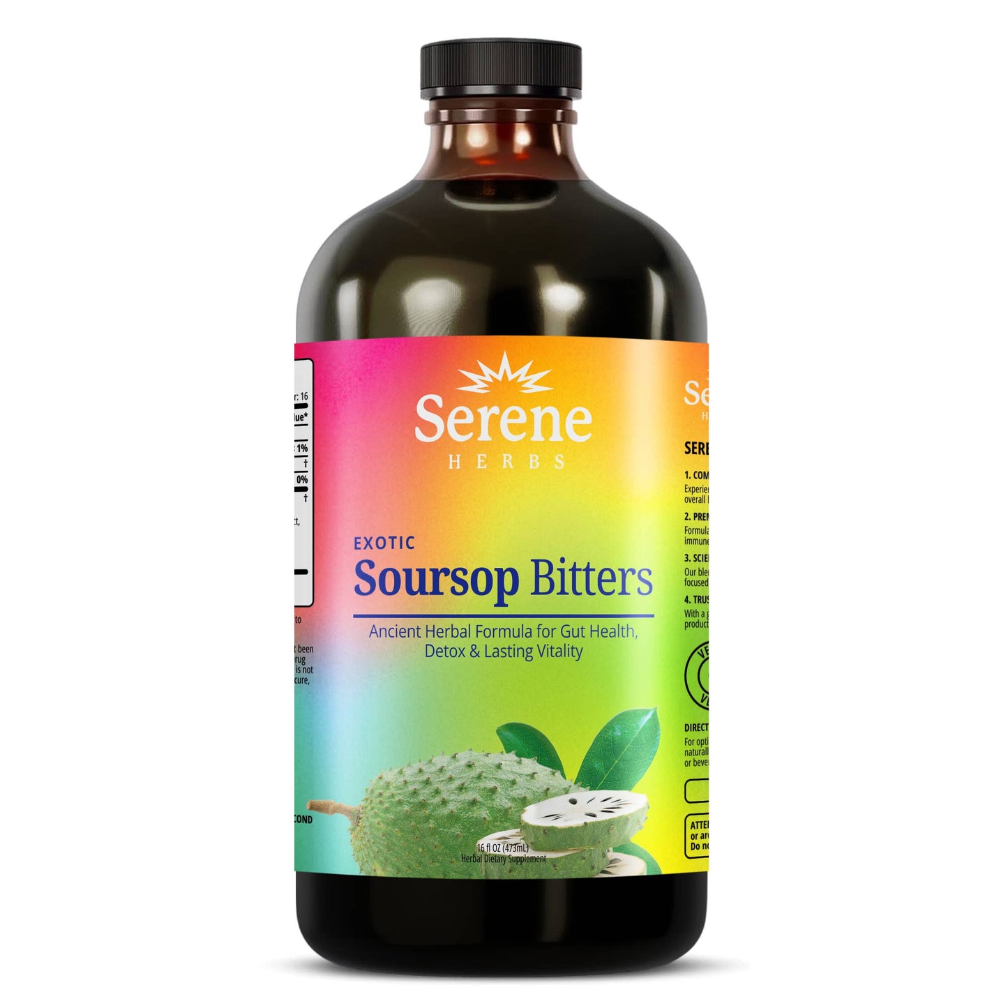 Serene Herbs - Soursop Bitters Liquid OG 16oz