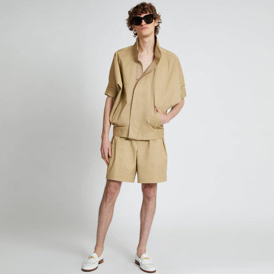 JacQ - NOEL DOLMAN SLEEVE TOP KHAKI: MEDIUM