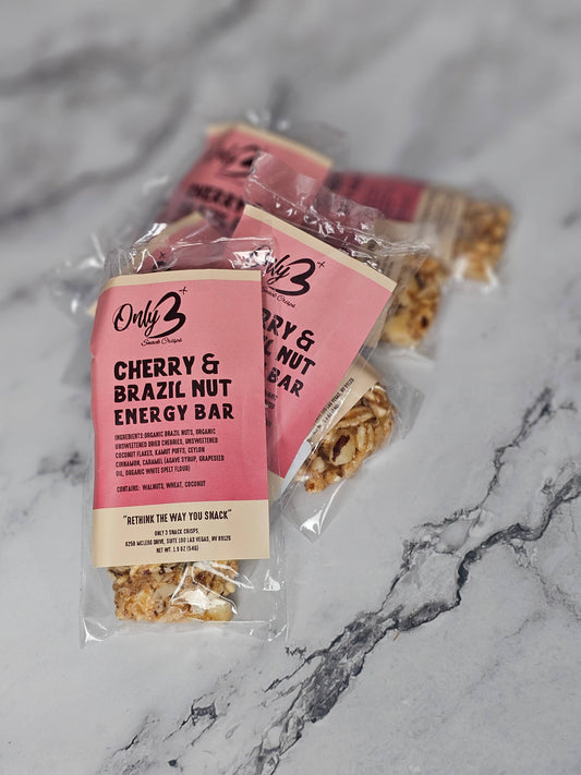 Only 3 Snacks - Cherry and Brazil Nut Energy Bar