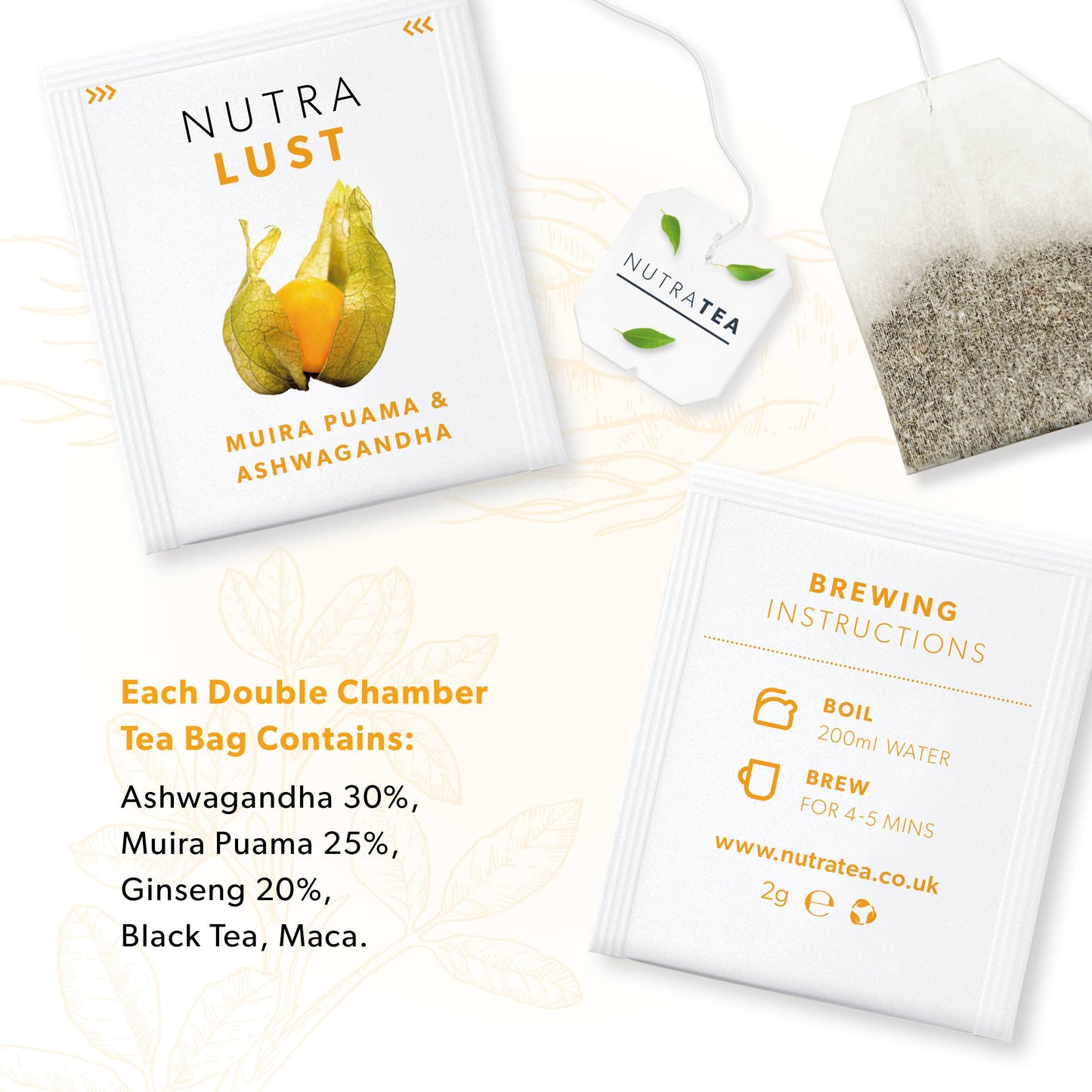 NutraTea - Nutra Lust Herbal Tea