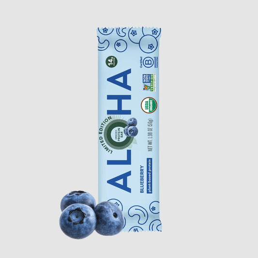 Aloha - Blueberry Protein Bar: 12 Bar Box