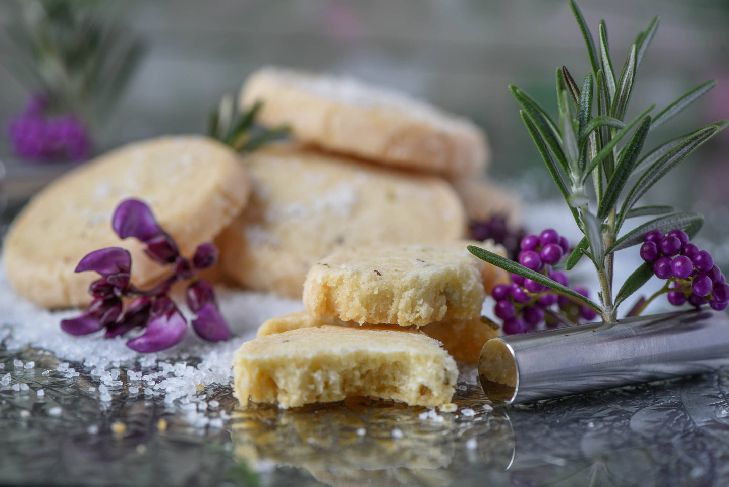 Lark Fine Foods - Salted Rosemary Shortbread - 6 oz