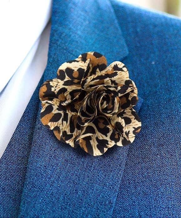 Dubal Brothers - Vittorio Vico Kente Flower Lapel Pin: Kente #2