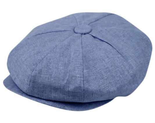 Epoch hats - Line Newsboy Cap: Indigo Blue
