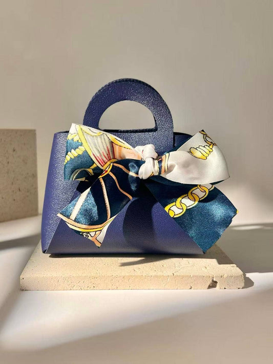 COSMOS - Mini Gift Pouch Bag Original Elegance PO81001-100: Bleu marine