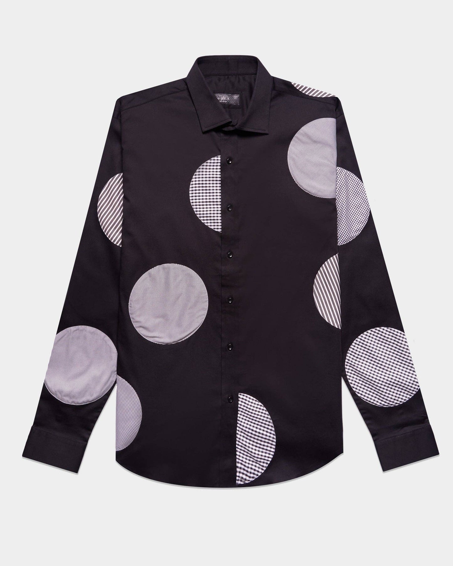 EIGHT X - Sciarra Artisan Edition Button Down Shirt: BLACK / 2XL