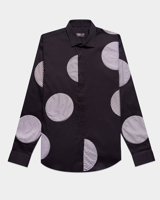 EIGHT X - Sciarra Artisan Edition Button Down Shirt: BLACK / 2XL