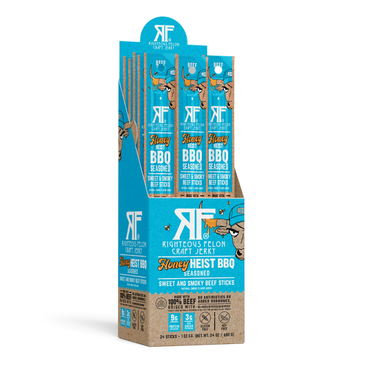 Righteous Felon Craft Jerky - Righteous Felon Honey Heist BBQ Beef Stick 1oz