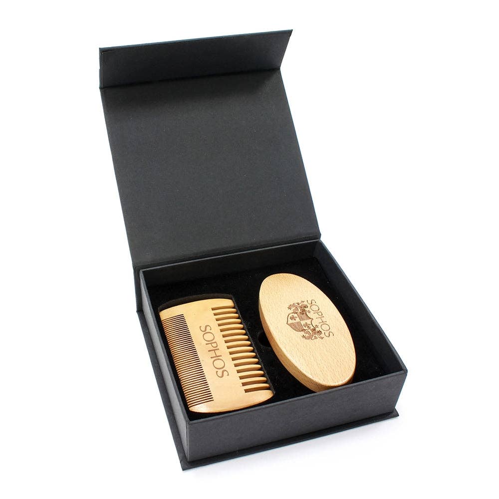 Sophos - Beard Brush and Comb Set