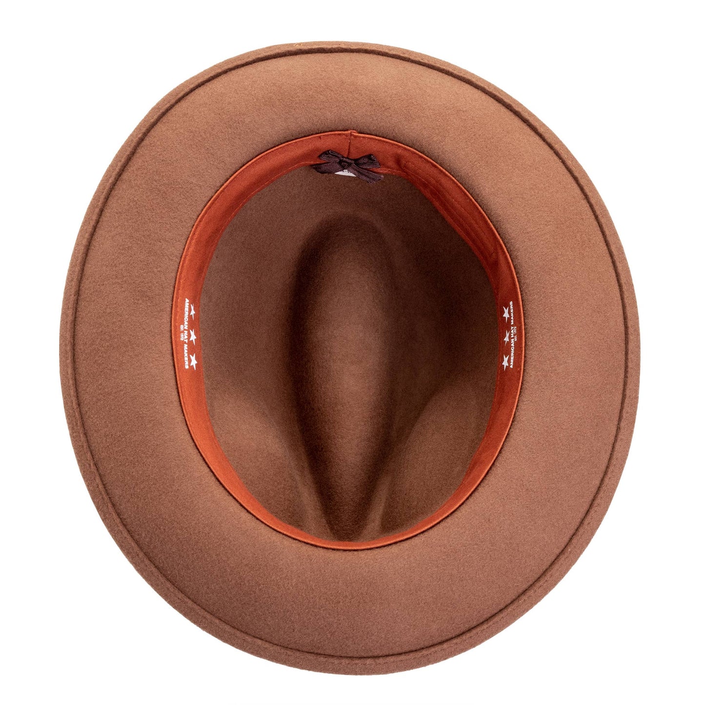 American Hat Makers - Crushable Wool Felt Pinch Front Hat - Style Pablo: Navy / MD
