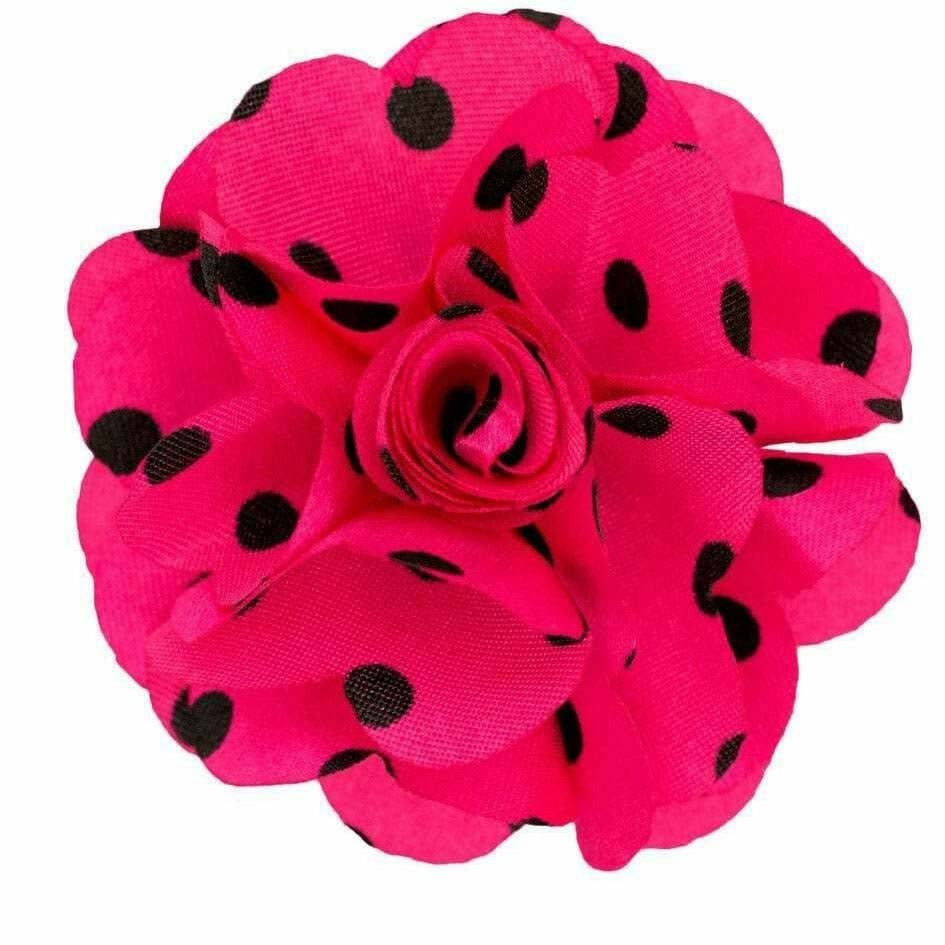 Dubal Brothers - Vittorio Vico Men's Formal Polka Dot Flower Lapel Pin: Flower Pin Suit Accessories Pins for Suit or Tuxedo by Classy Cufflinks: Black & White (38) / One Size