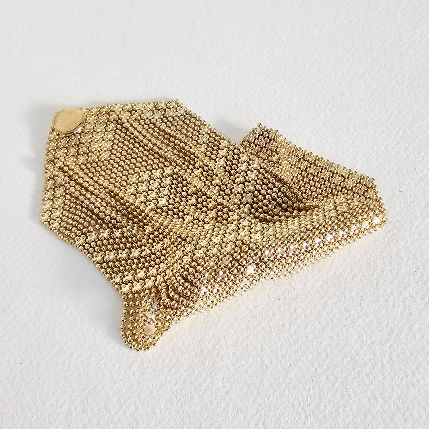 Bisjoux - Brass mesh woven beaded bracelet 3 styles handmade: Large