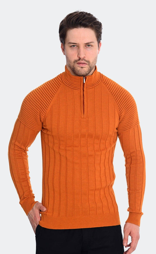 LCR Black Edition - 2735-A Lt. Cinnamon - Textured Pullover: Lt. Cinnamon / L