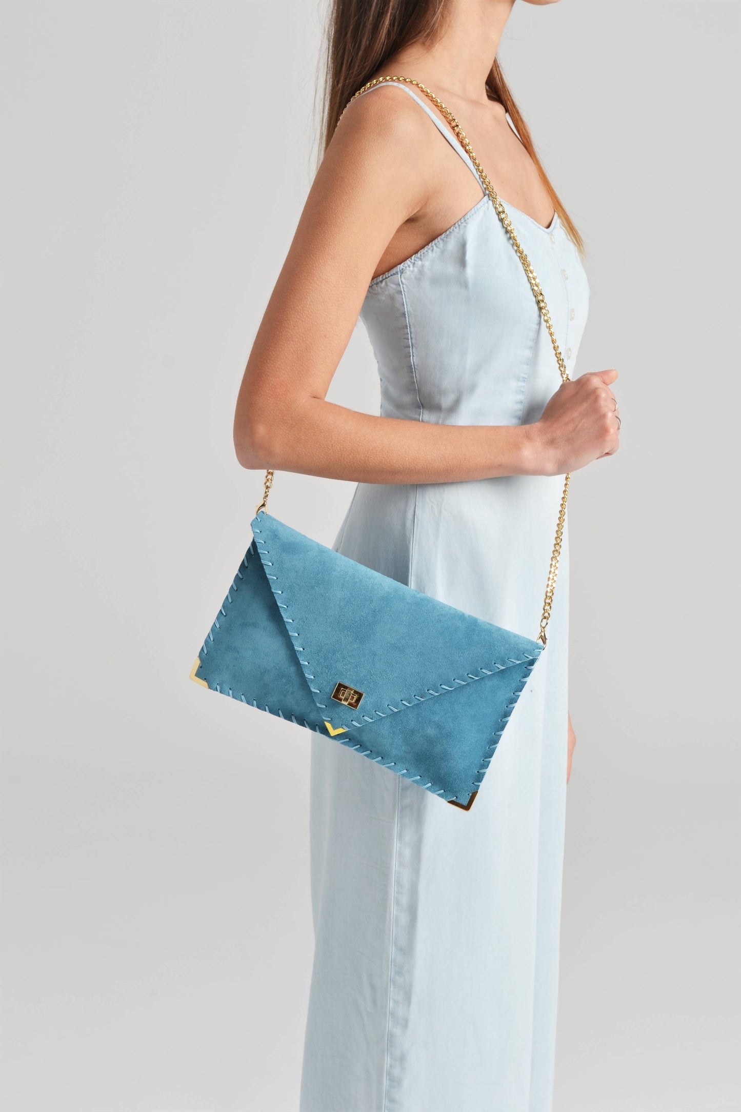 ANA KOUTSI - Metal removale chain for clutches: Short Chain 24 / Gold