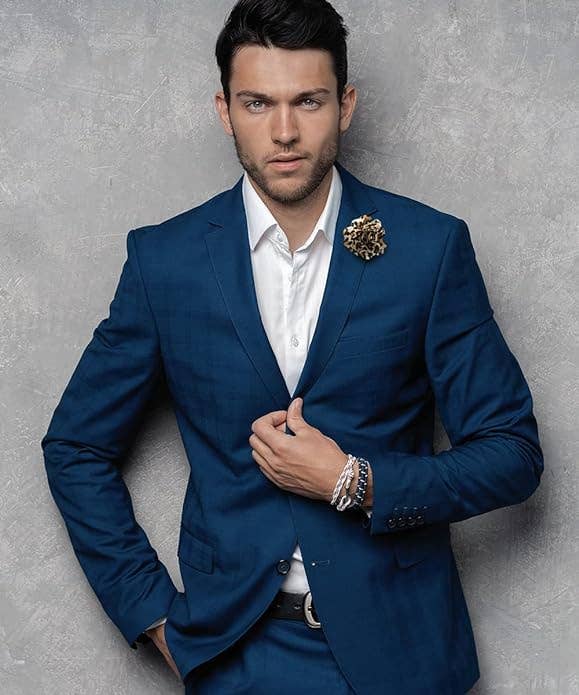 Dubal Brothers - Vittorio Vico Kente Flower Lapel Pin: Kente #1