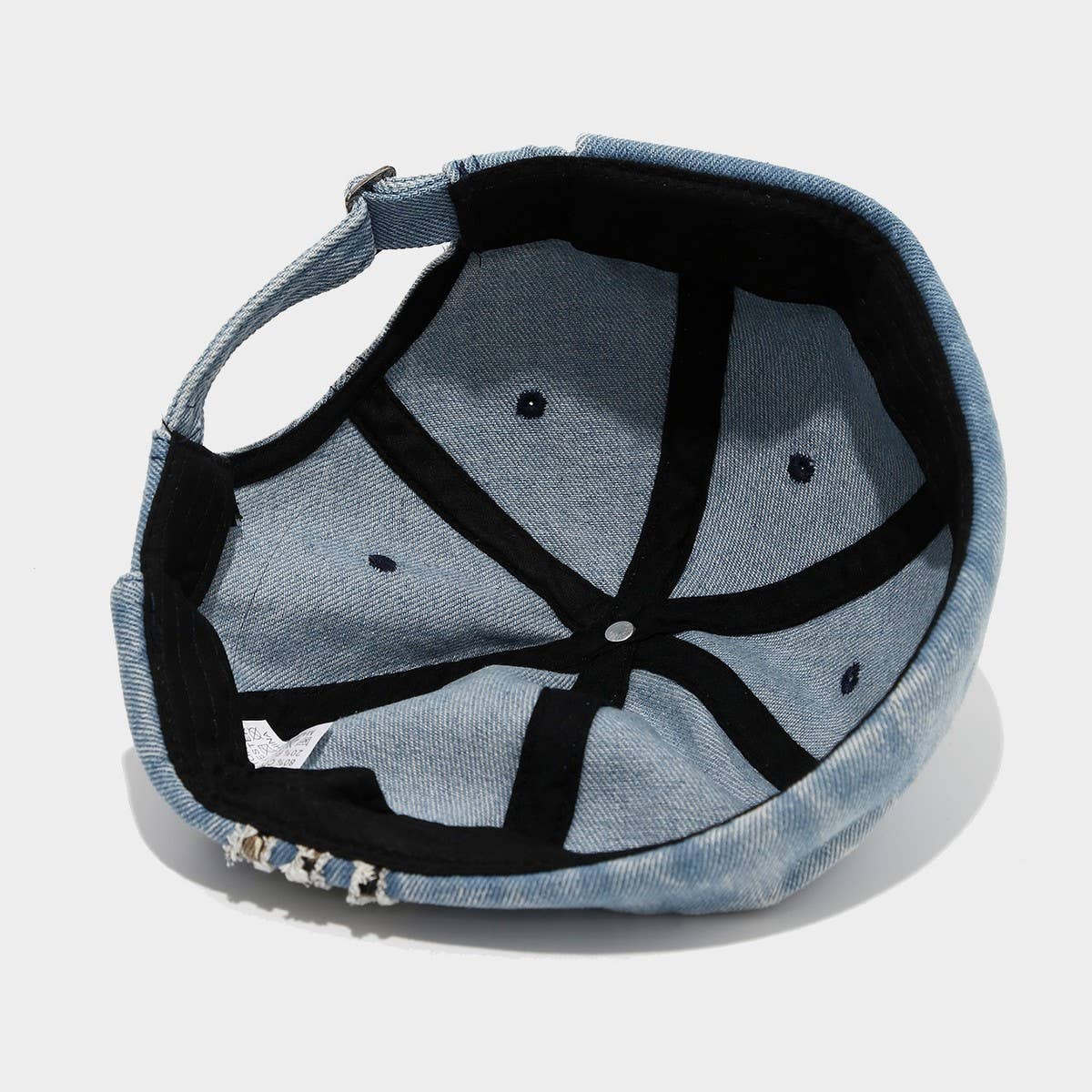 ACCITY - Washed Denim Brimless Sailor Cap Unisex_CWAH04670: Blue / (OS) 1