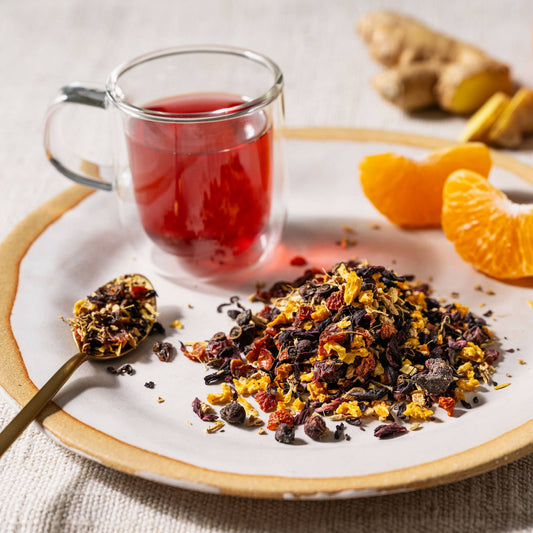 Rishi Tea & Botanicals - Tangerine Ginger Organic Loose Herbal Tea (4 oz)