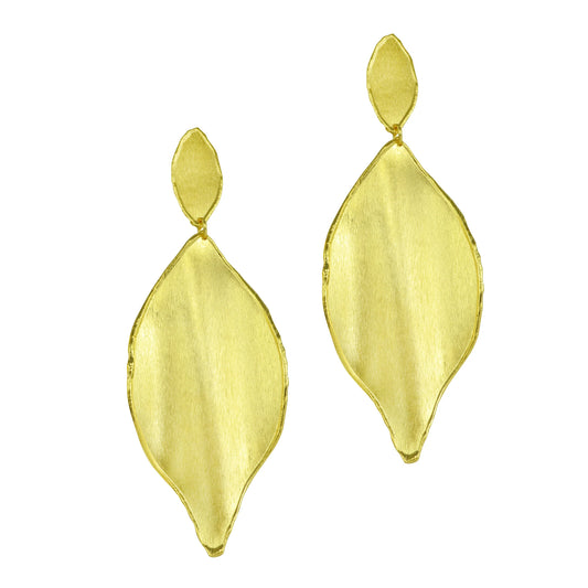 Betty Carre Willow 18k Gold Plated Earrings
