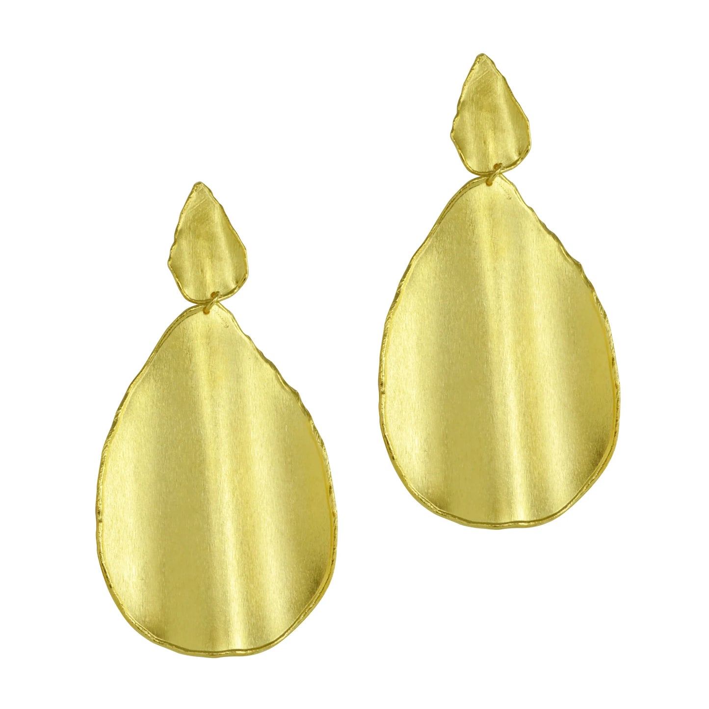 Betty Carre Thalassa 18kt Gold plated  Oval Earrings