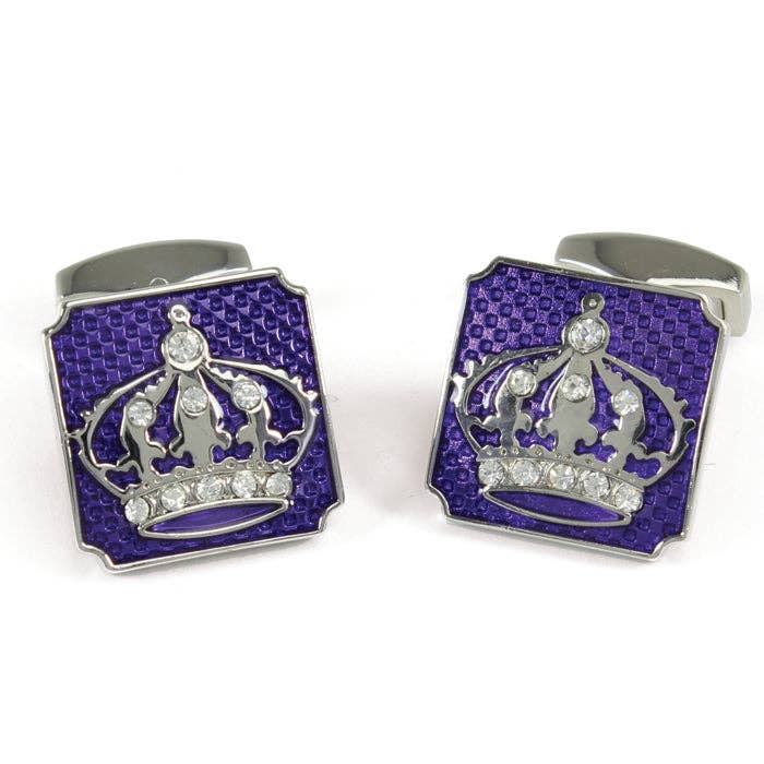 Sophos - Purple Crown Cufflinks