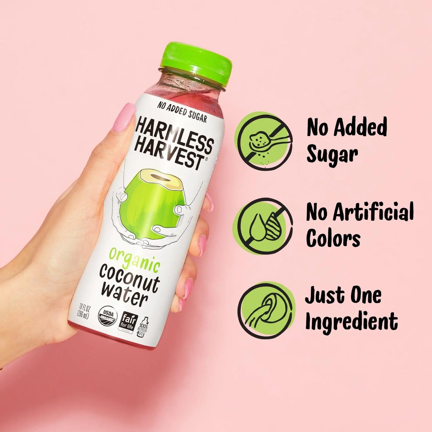 Harmless Harvest - Organic Coconut Water 10oz/12 pack