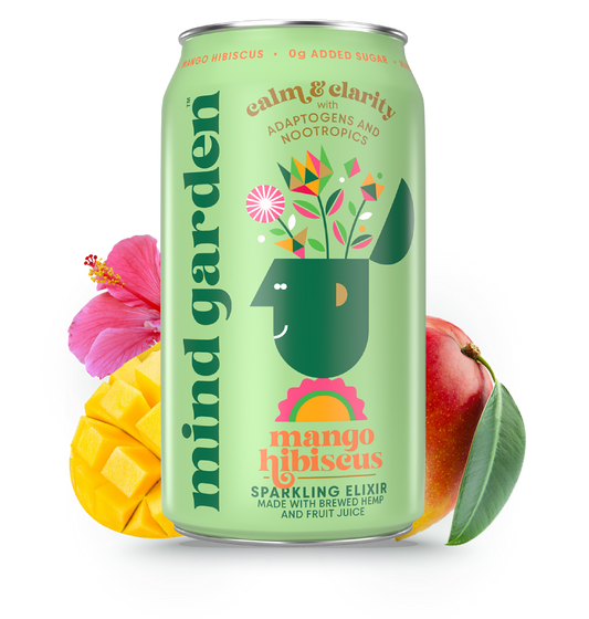 Mind Garden - Mind Garden Adaptogen Mango Hibiscus Drink (12-Pack)