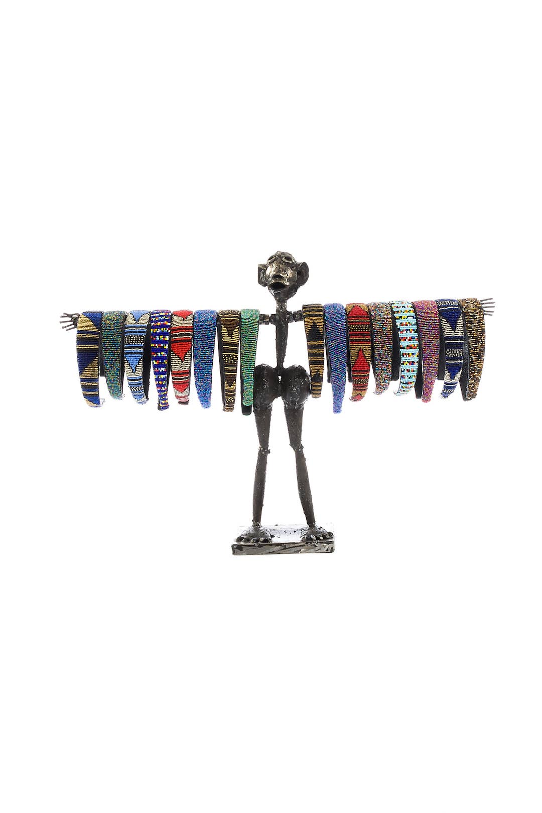 Swahili | AFRICAN MODERN - Kenyan Metal Mama Jewelry Displays: JKT1A  Small