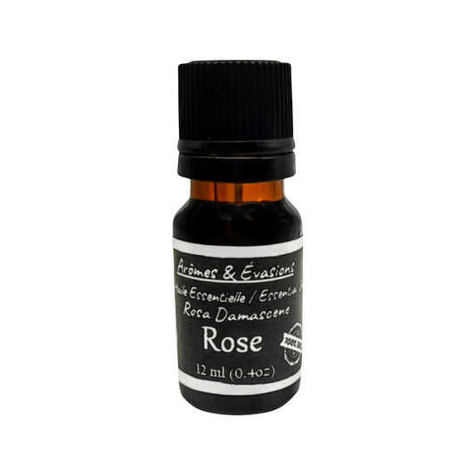 Arômes & Évasions - Essential Oil -Damask Rose Absolute (Rosa Damascena): 12 ml