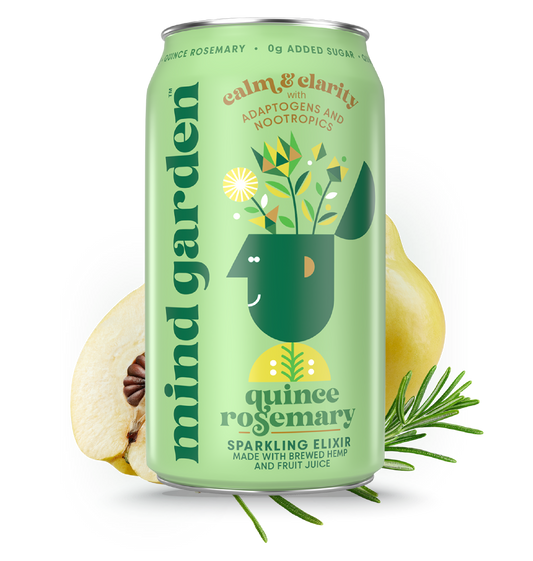 Mind Garden - Mind Garden Adaptogen Quince Rosemary Drink (12-Pack)