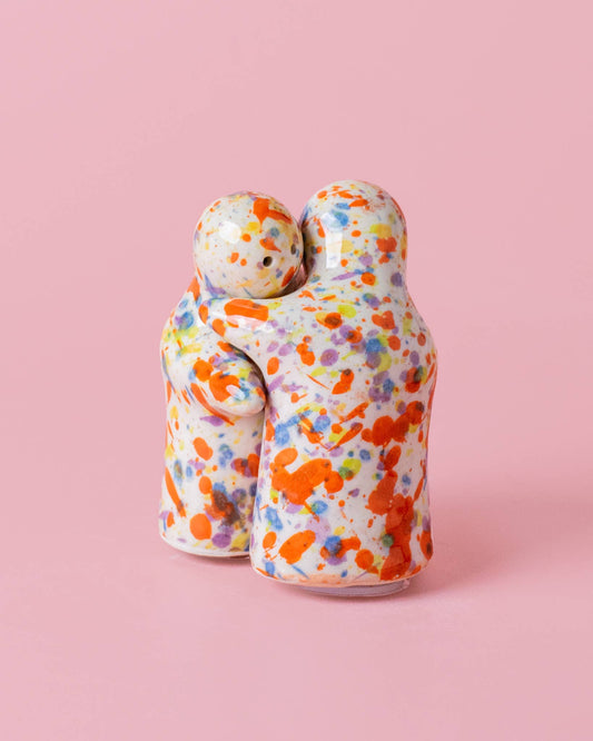 Alfar Tierra Cocida - Fun salt and pepper shaker 9cm / Multicolor CARNAVAL