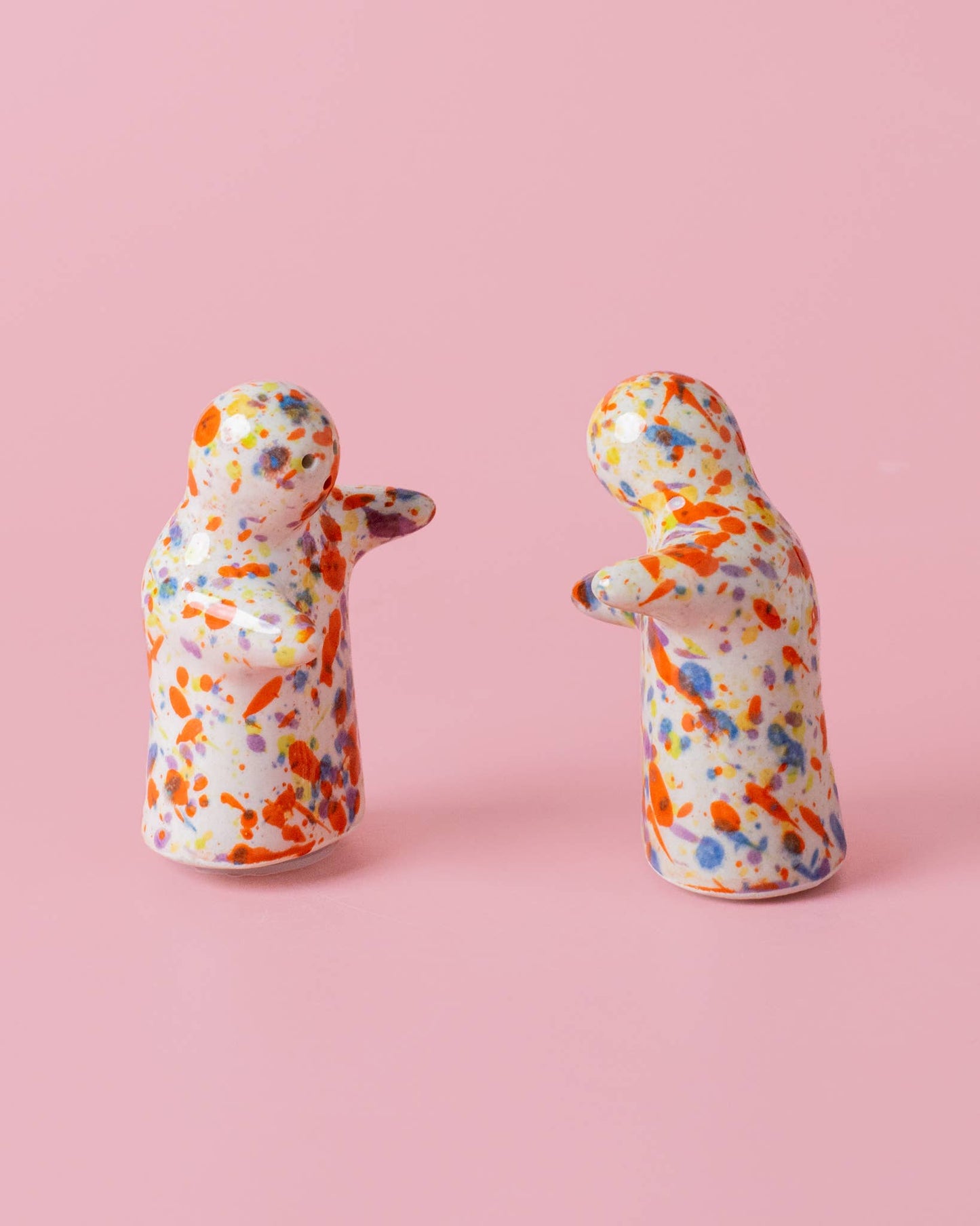 Alfar Tierra Cocida - Fun salt and pepper shaker 9cm / Multicolor CARNAVAL