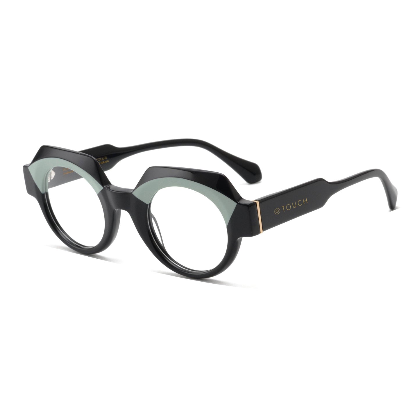 Touch Brand - Flama Eyewear - LILO. Eyeglass, circular acetate frame.: LILO_N4_1748_Vista