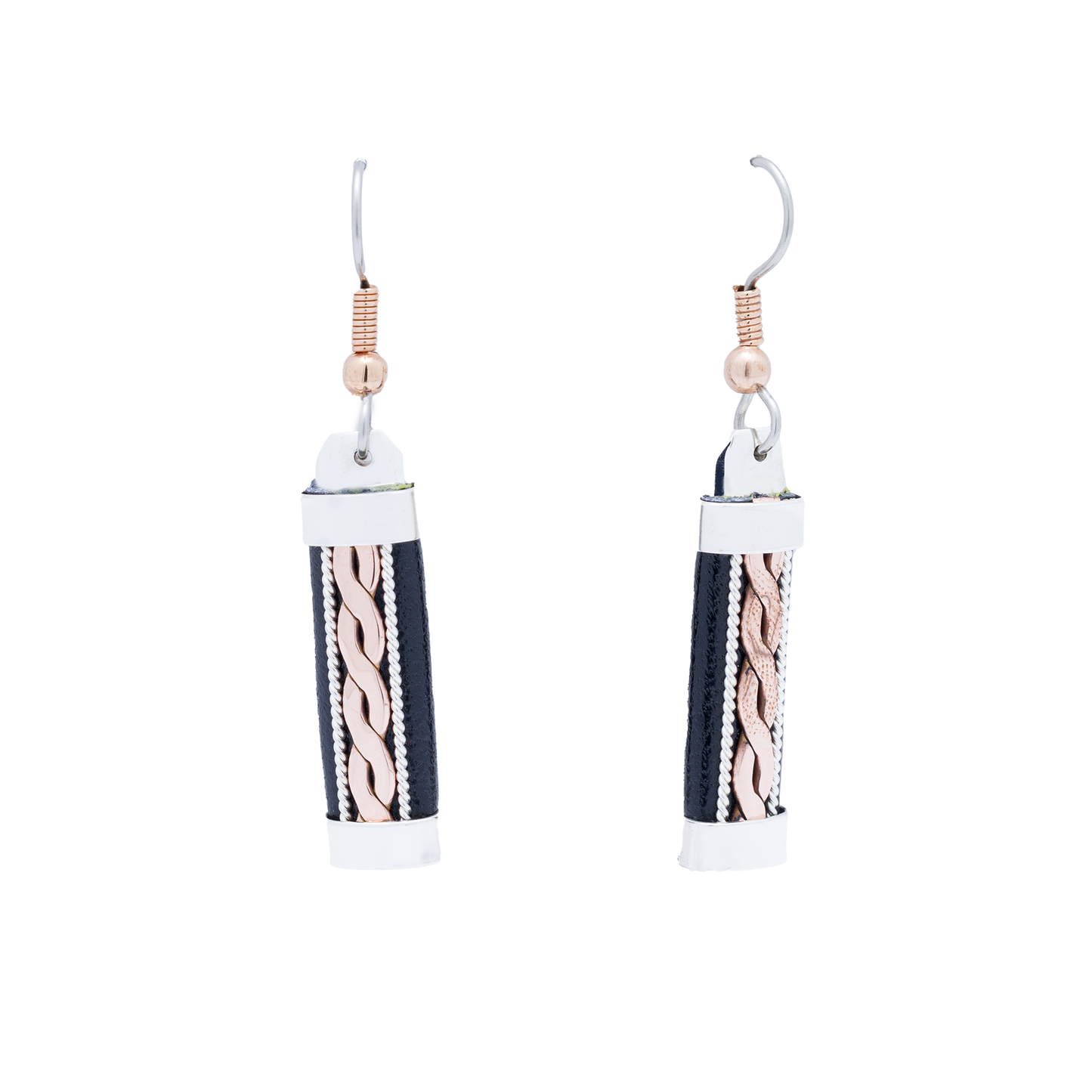 HPSilver, LLC - ER.MAR.7002 - Leather Earrings
