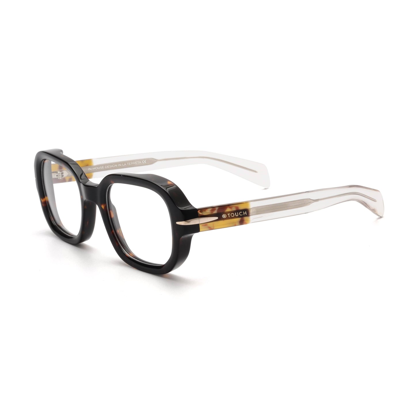 Touch Brand - Flama Eyewear - 113 Unisex eyeglasses. Acetate frame for graduation: TORTOISE