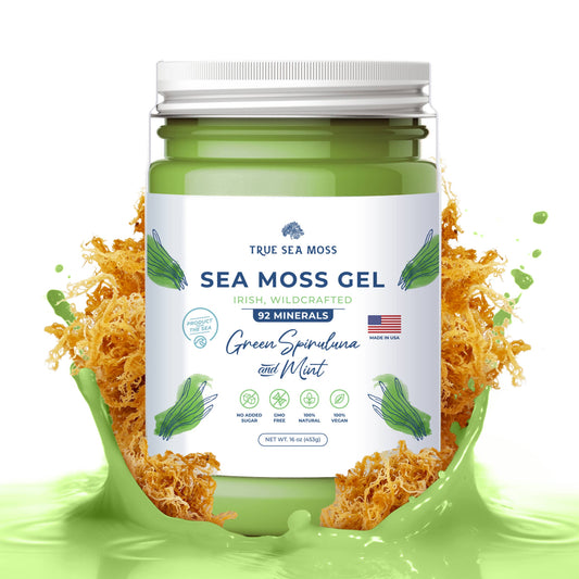 TrueSeaMoss - GREEN SPIRULINA SEA MOSS GEL: 1 Pack