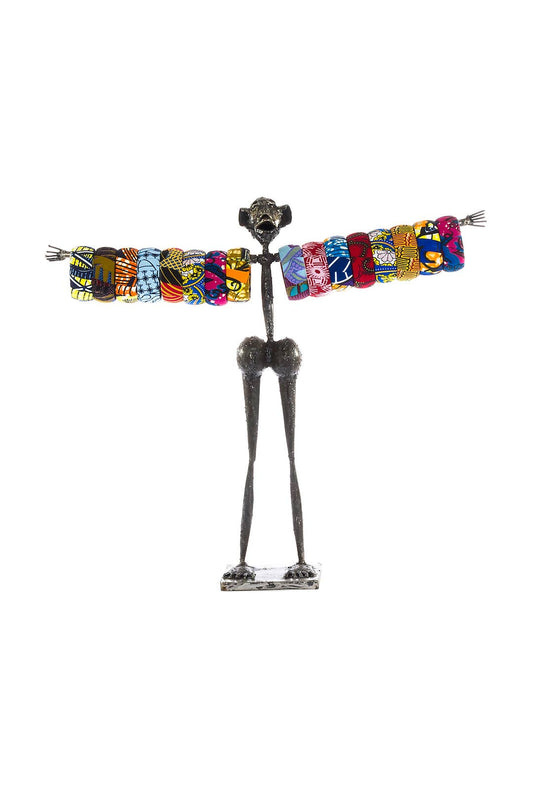 Swahili | AFRICAN MODERN - Kenyan Metal Mama Jewelry Displays: JKT1A Small