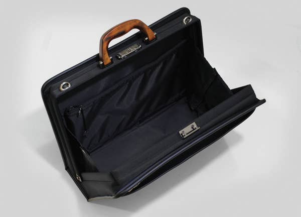 Unofuku Cherry Wood Handle Briefcase