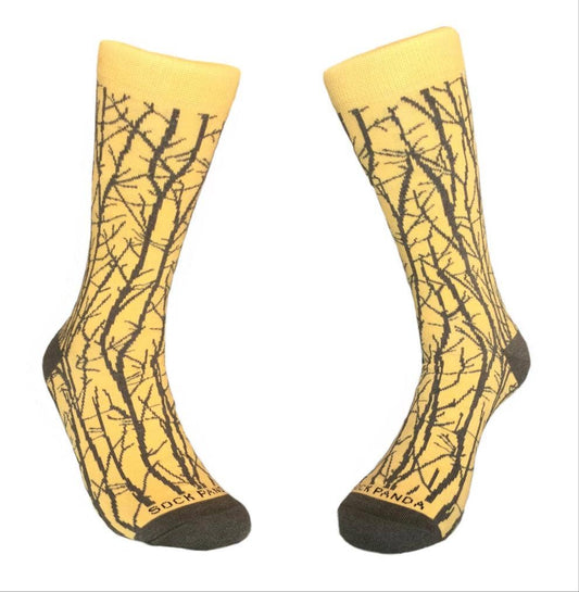 Sock Panda - Sophisticated Branch Pattern Socks (Adult Large)