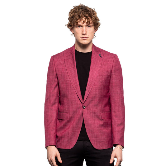 EIGHT X - The Goodman Jacket - Righteous Red: RED / 46R